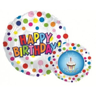 Happy Birthday Treat Double Sided Balloon